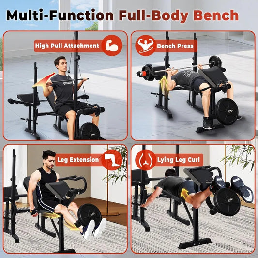 Weight Bench Press Set - Full Body Strength