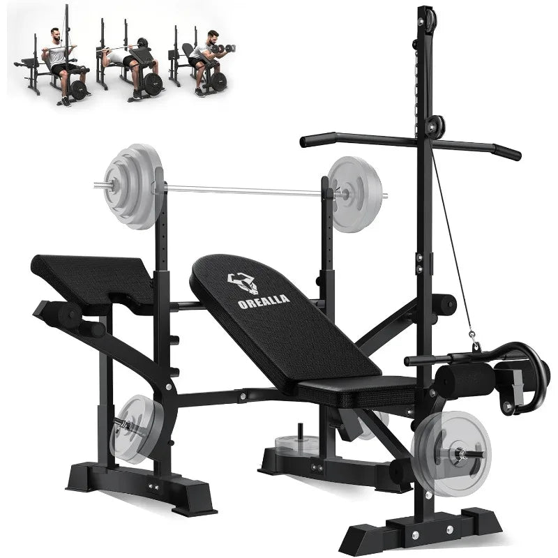 Weight Bench Press Set - Full Body Strength