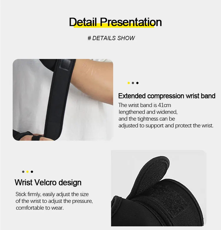 Workout Gloves Wrist Wraps