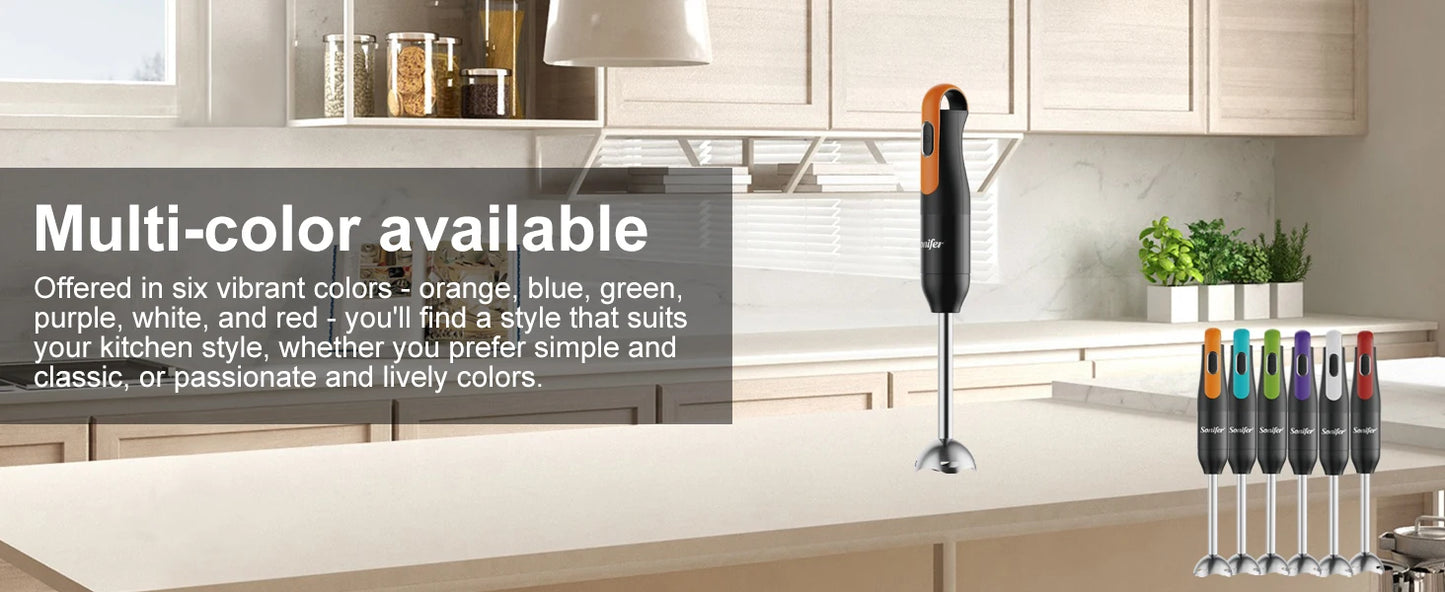 Hand Blender Set with Copper Motor
