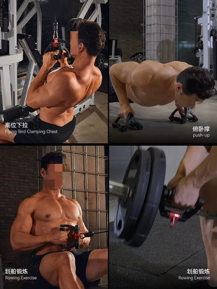 Ergonomics V-Shaped Rowing Bar 360°Rotating
