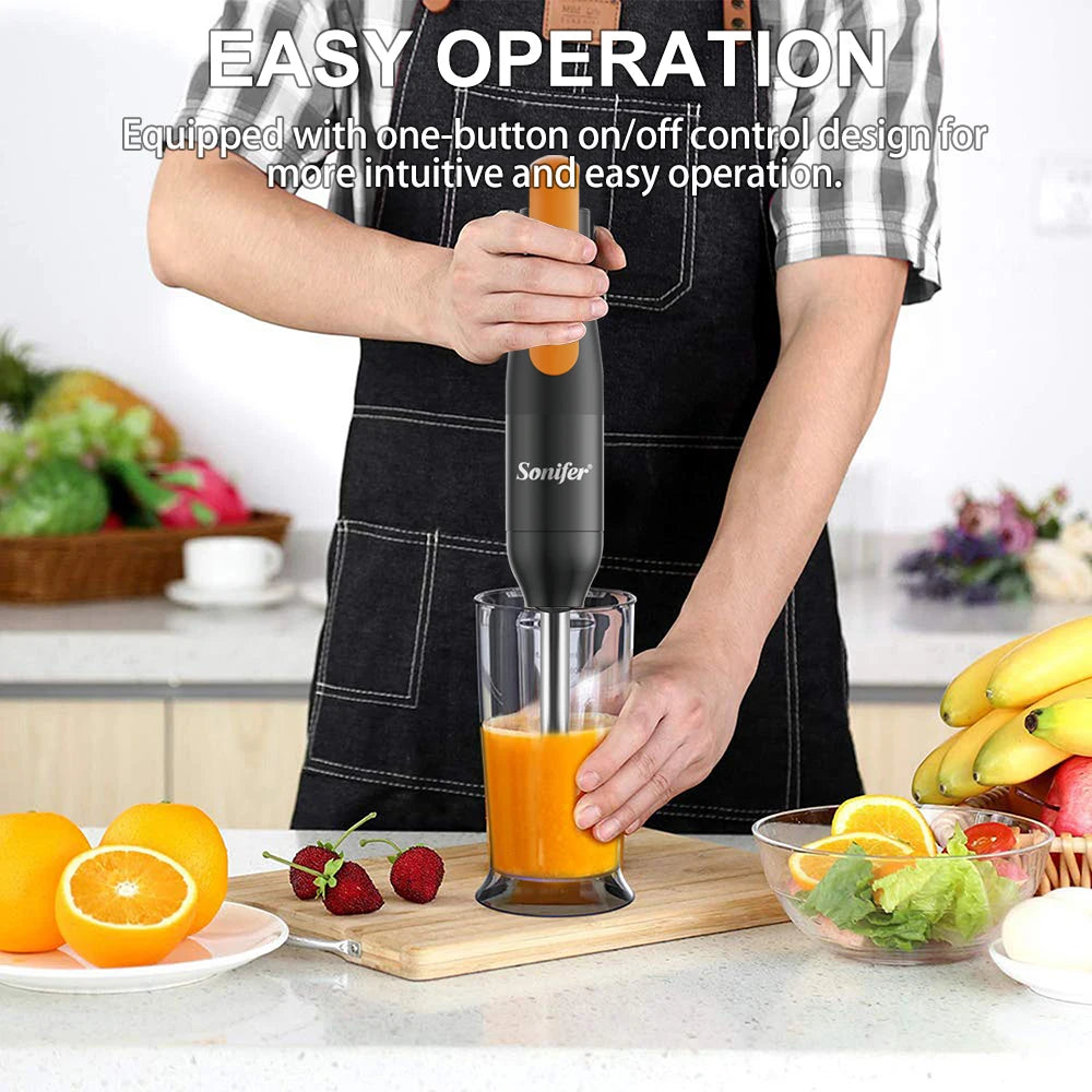 Hand Blender Set with Copper Motor