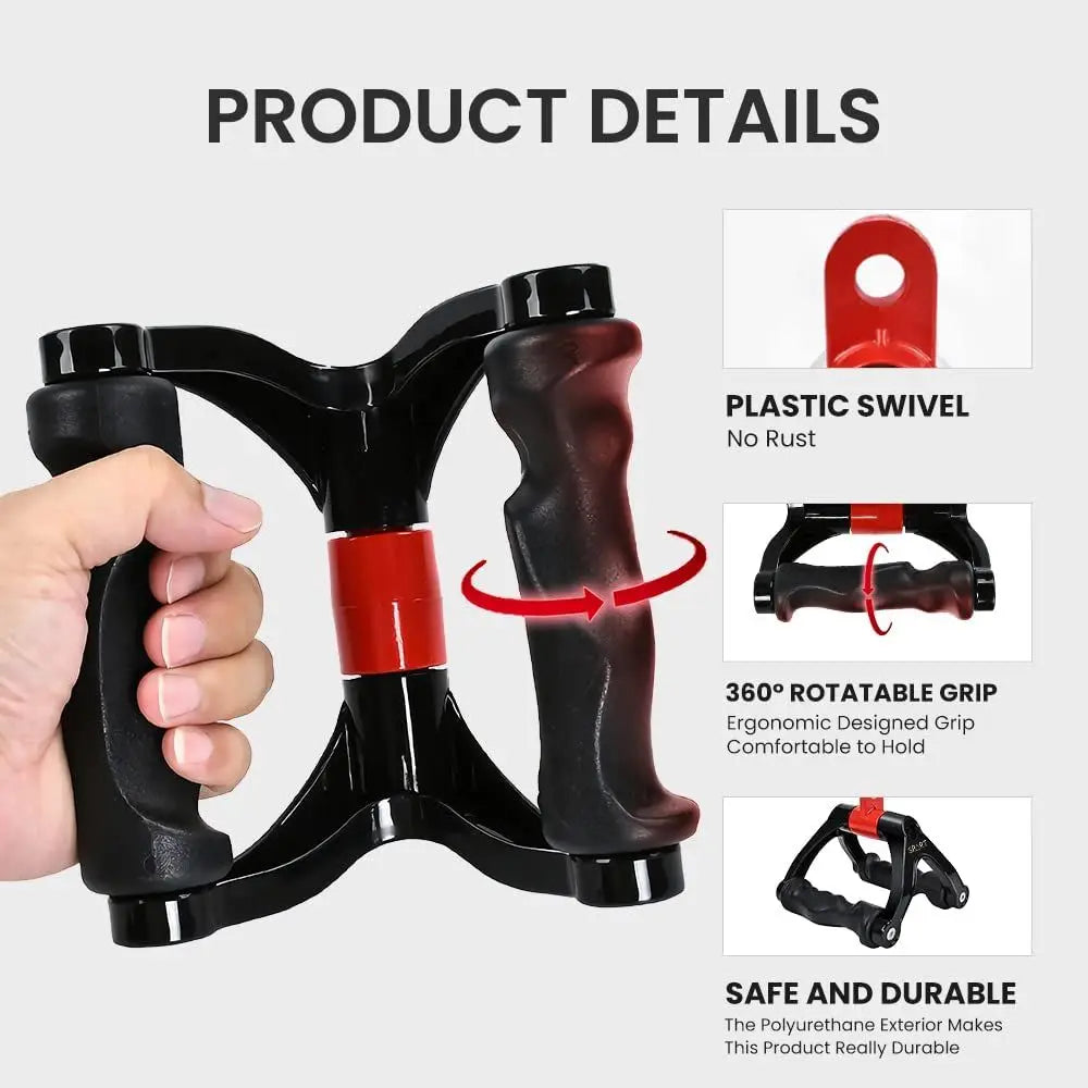 Ergonomics V-Shaped Rowing Bar 360°Rotating