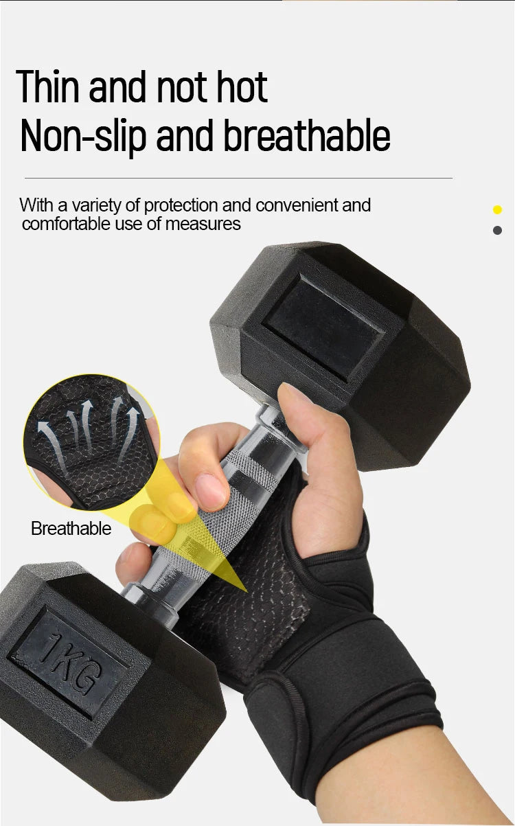 Workout Gloves Wrist Wraps