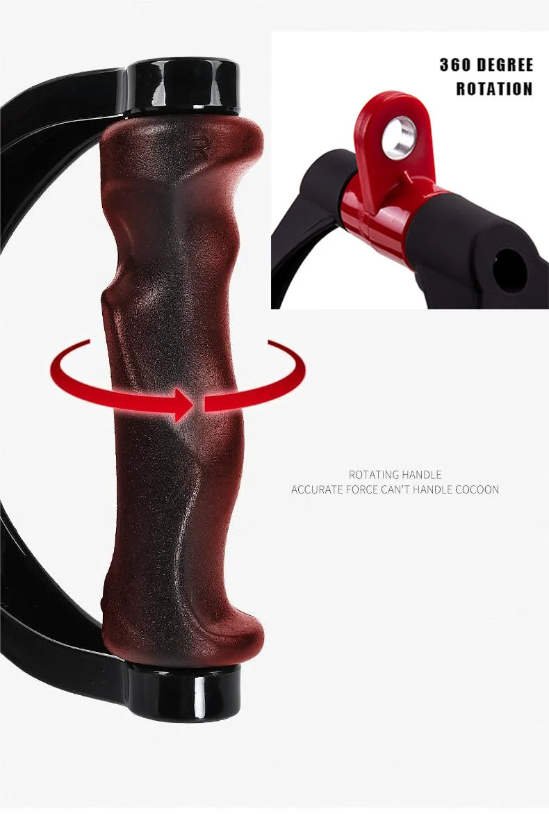 Ergonomics V-Shaped Rowing Bar 360°Rotating