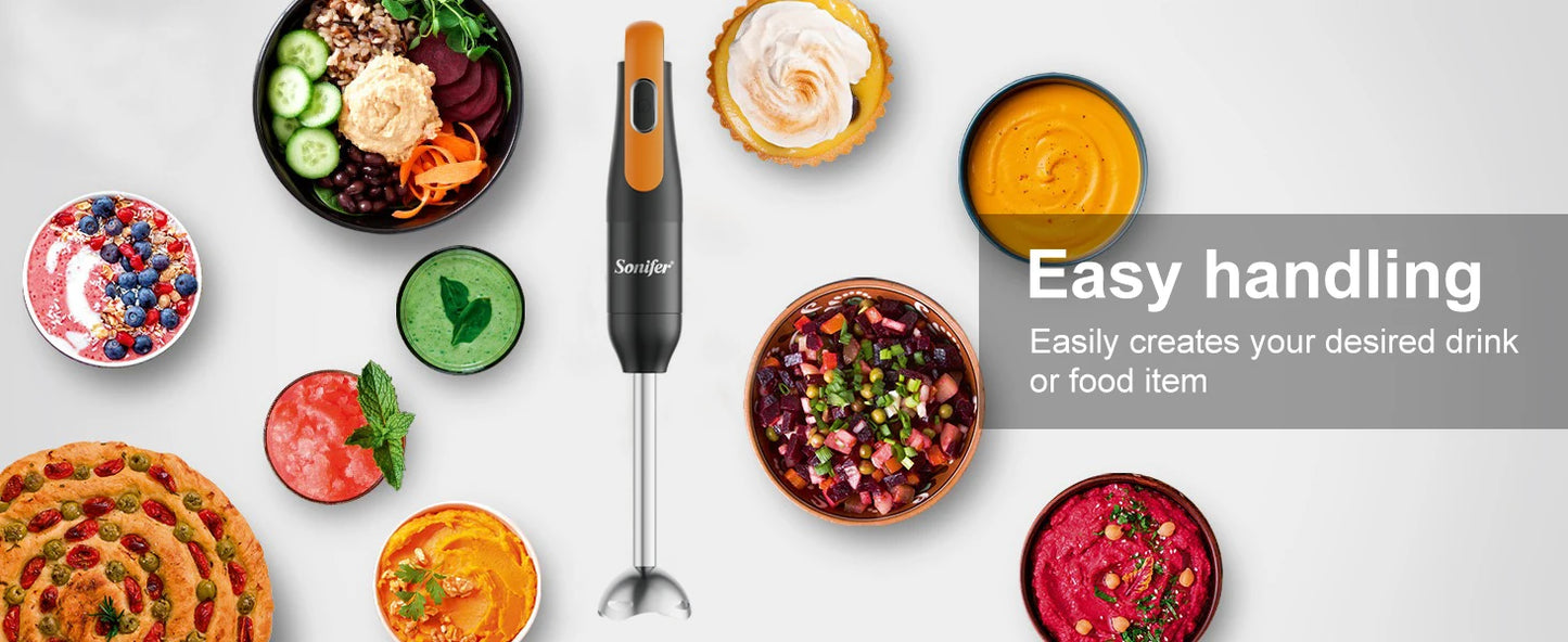 Hand Blender Set with Copper Motor