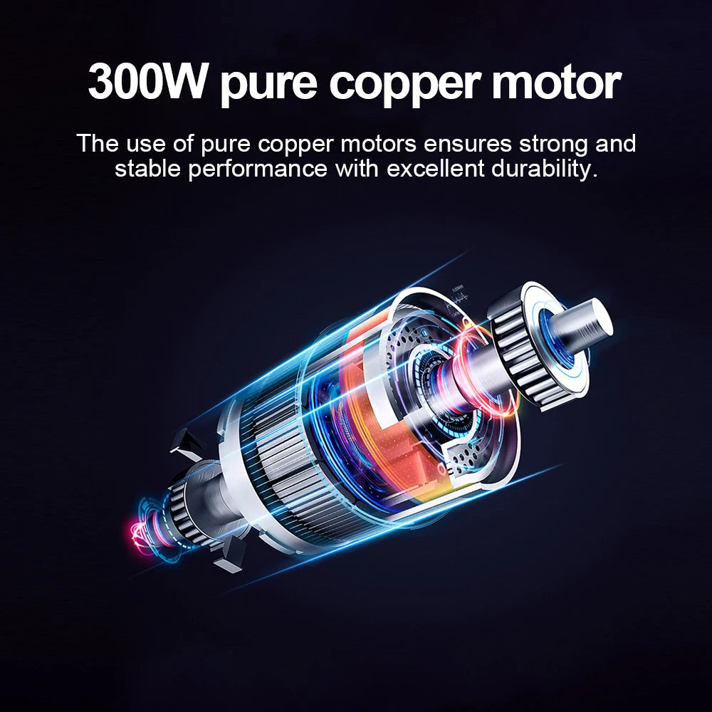 Hand Blender Set with Copper Motor