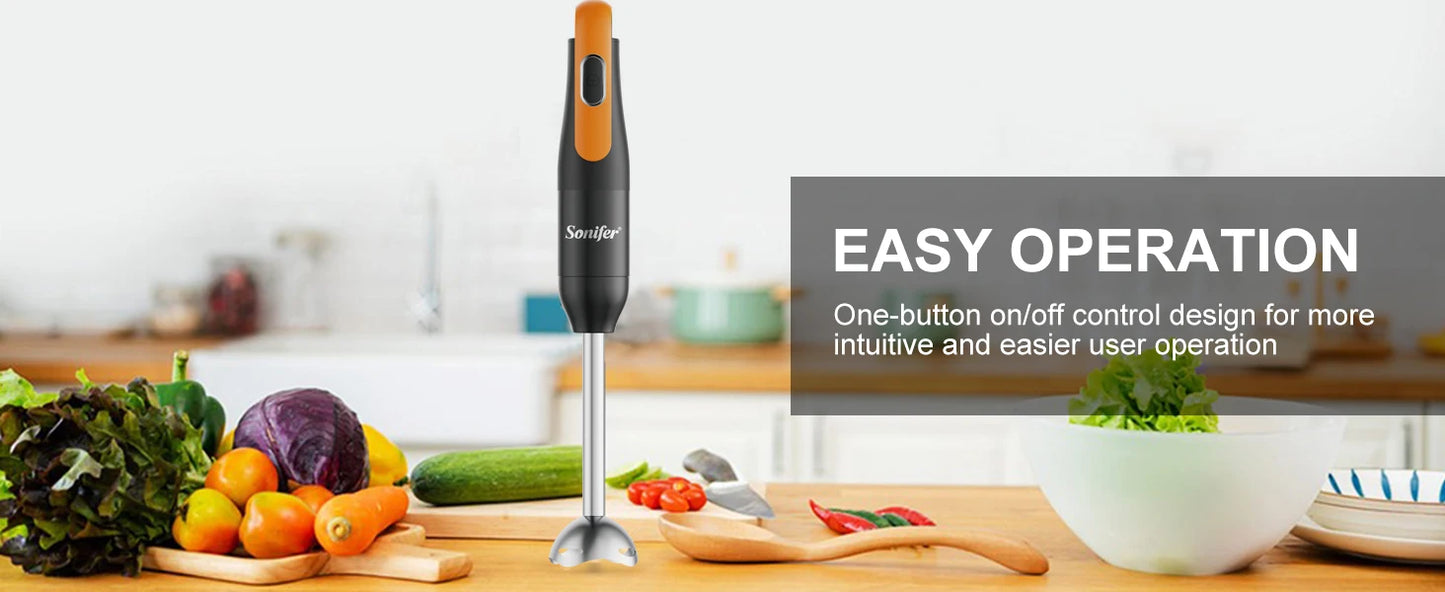 Hand Blender Set with Copper Motor