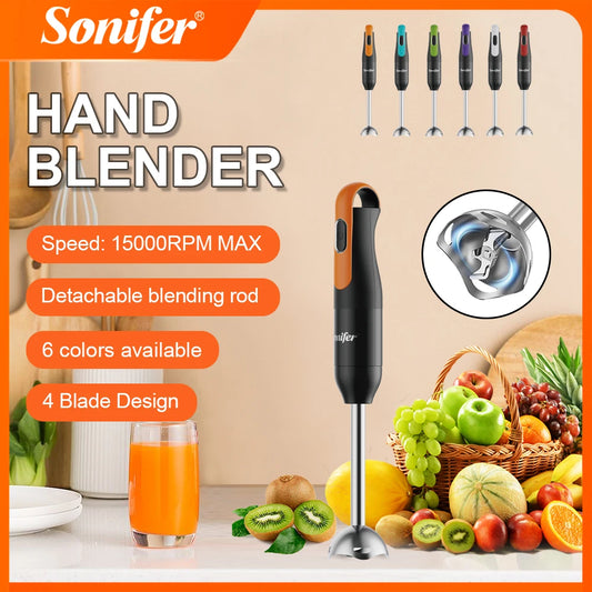 Hand Blender Set with Copper Motor