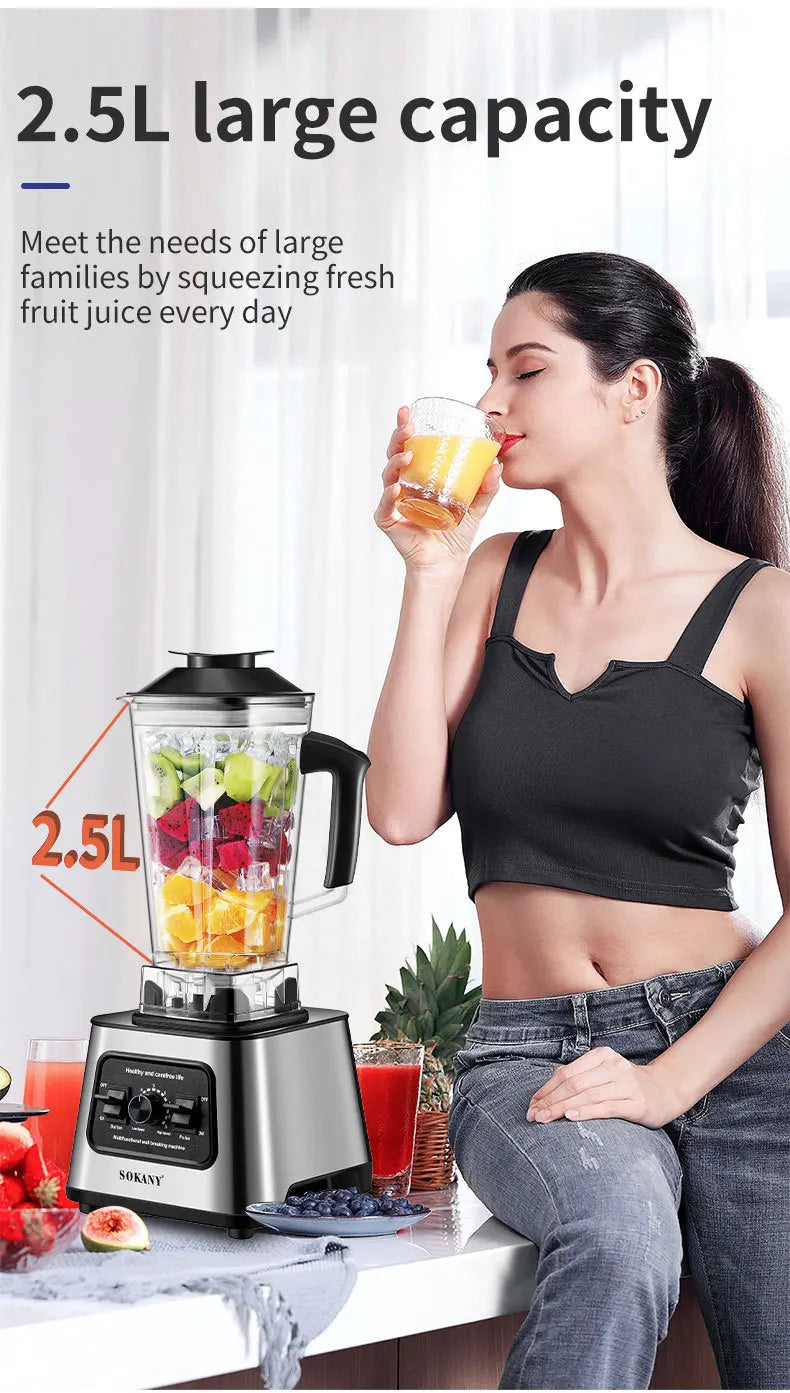 6000W Powerful Blender