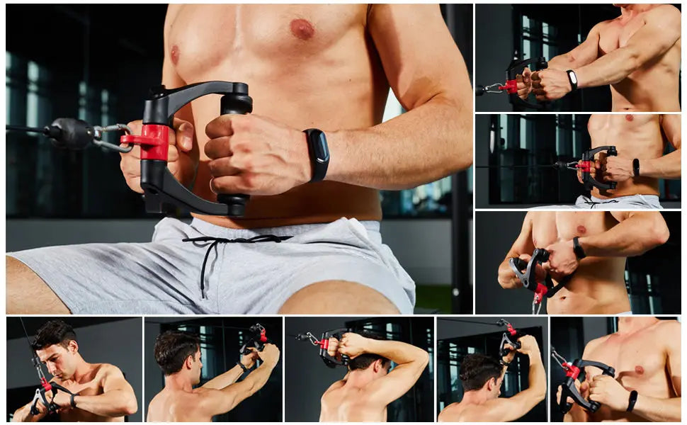 Ergonomics V-Shaped Rowing Bar 360°Rotating